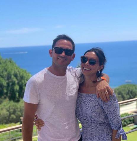 Patricia Charlotte's parents, Christine Lampard and Frank Lampard.